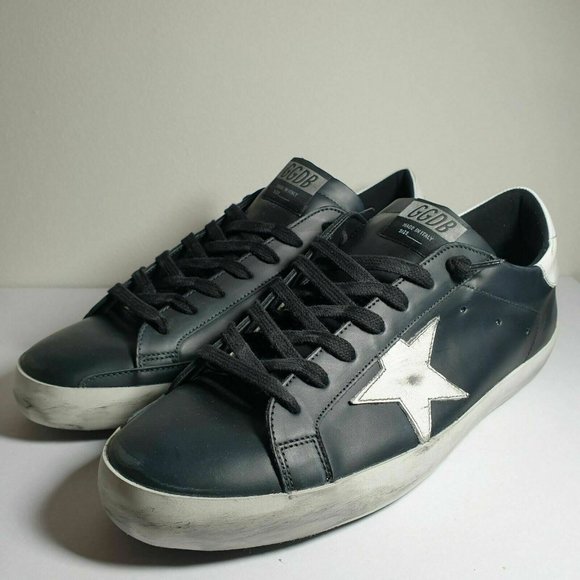 Golden Goose Superstar Black Leather White Star - Picture 2 of 8